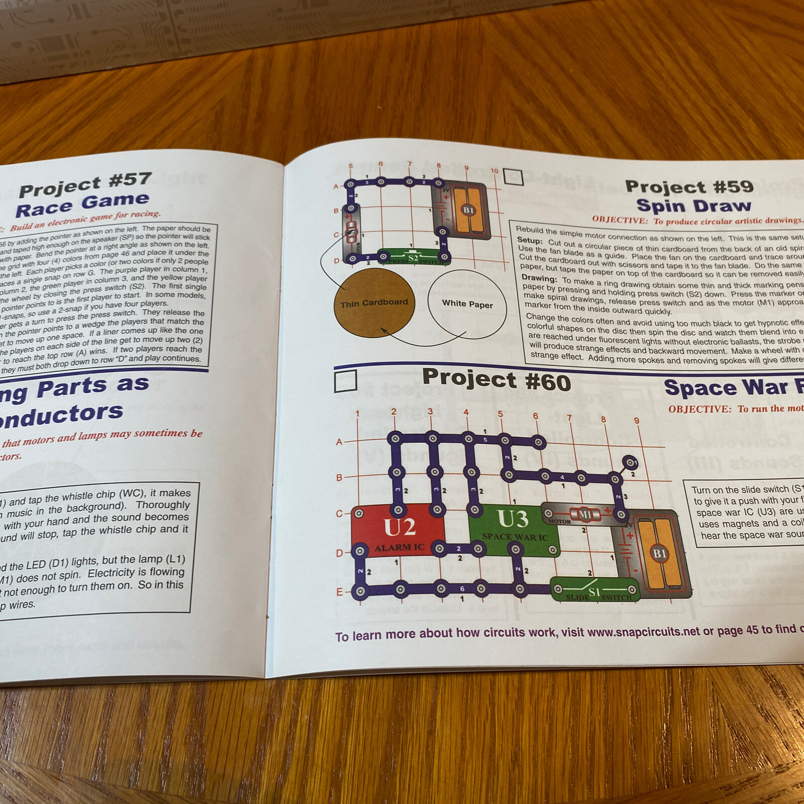 Elenco Electronic Snap Circuits Experiments 1-101 46 Pages