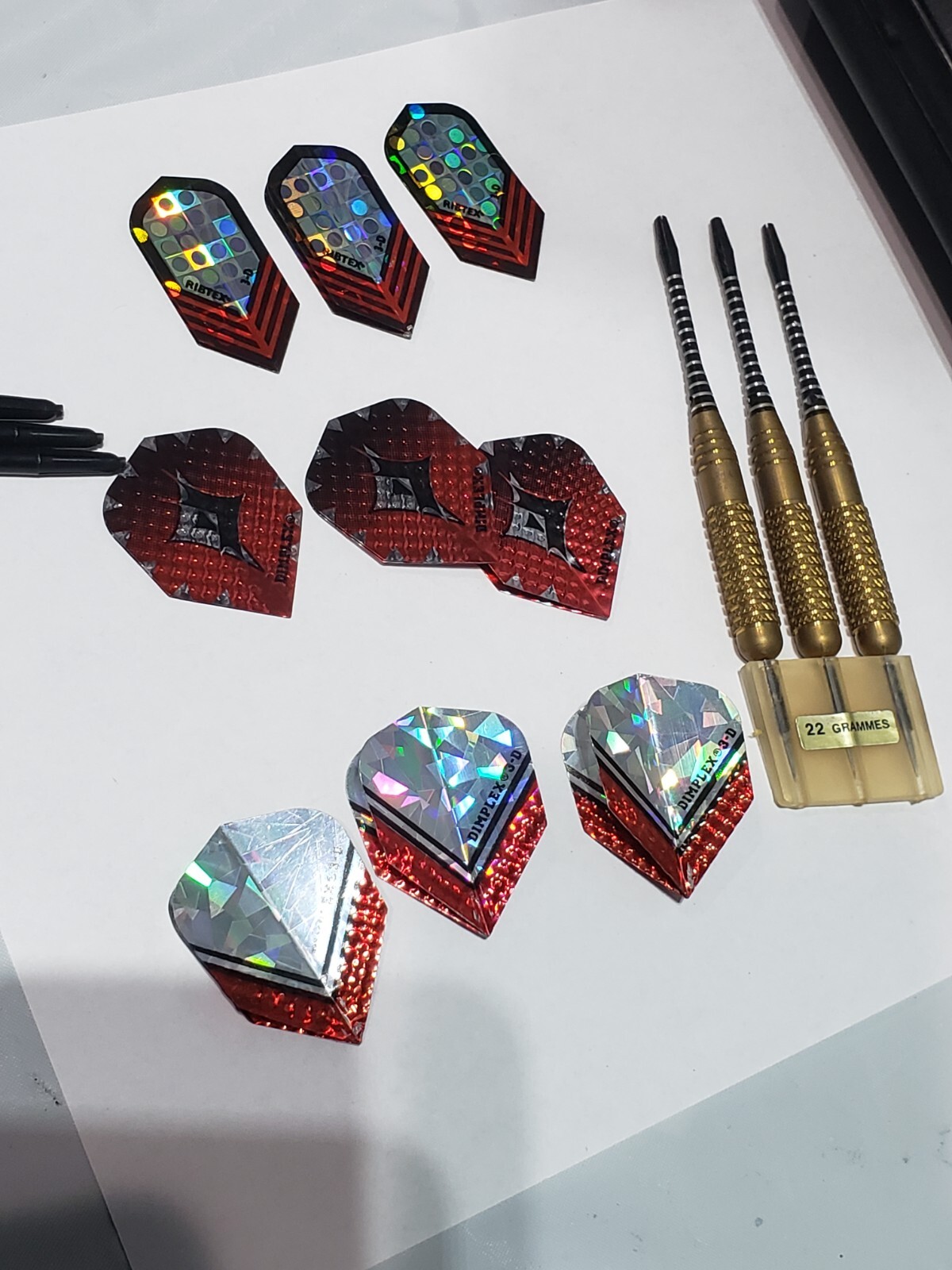Harrows Darts Technology Hard Shell Dart Case with Dimplex Darts