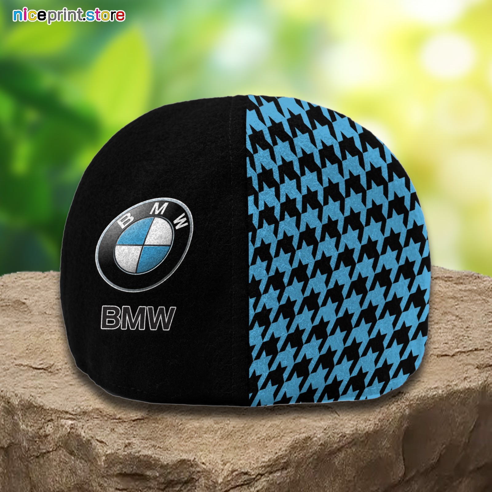 BMW Ivy Cap BMW 6 Panel Hat BMW Driver Hat BMW Car Flat Cap