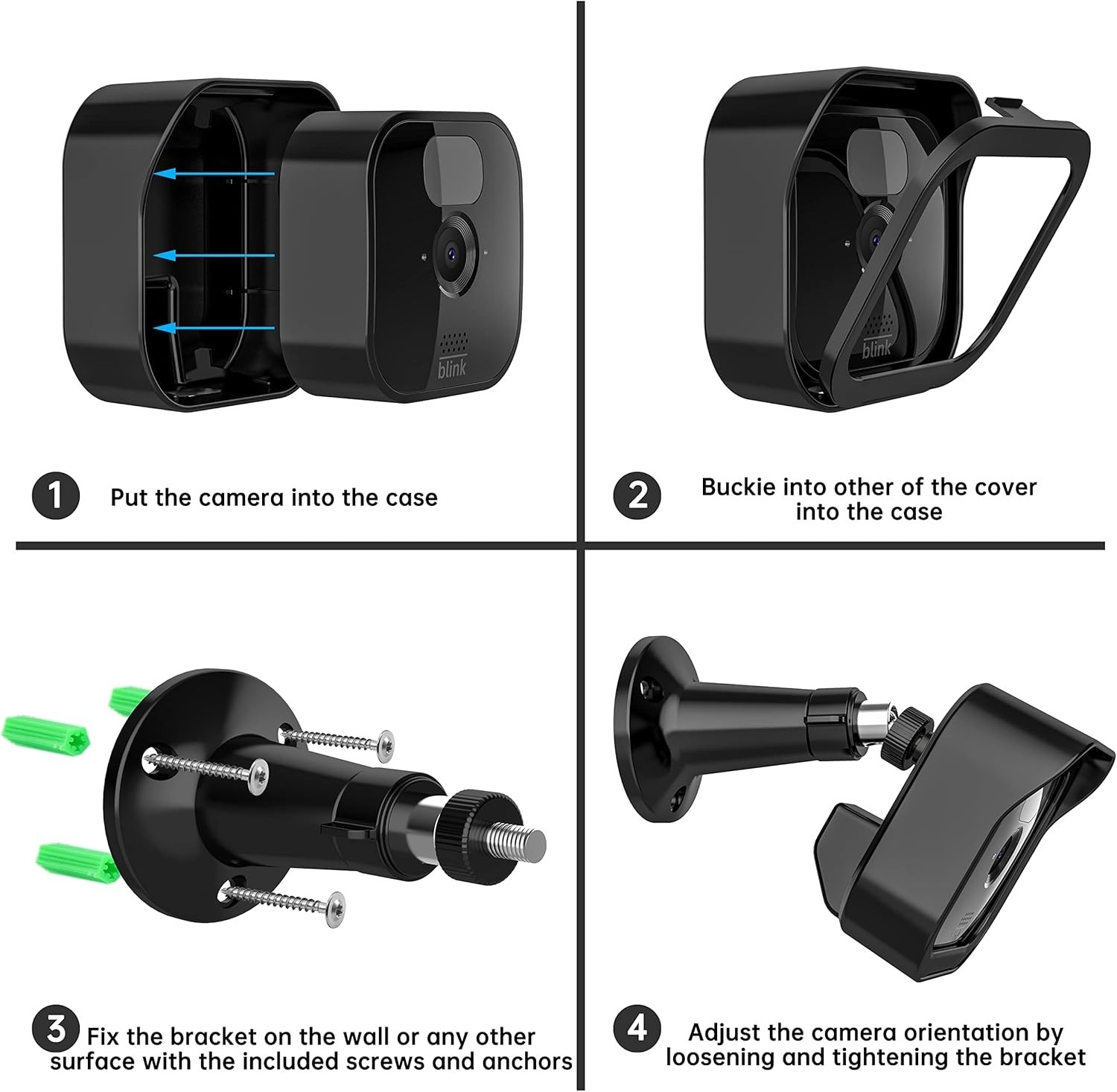 Blink Outdoor 3 3rd Gen Camera Mount with Protective Case Blink Camera Mount ...