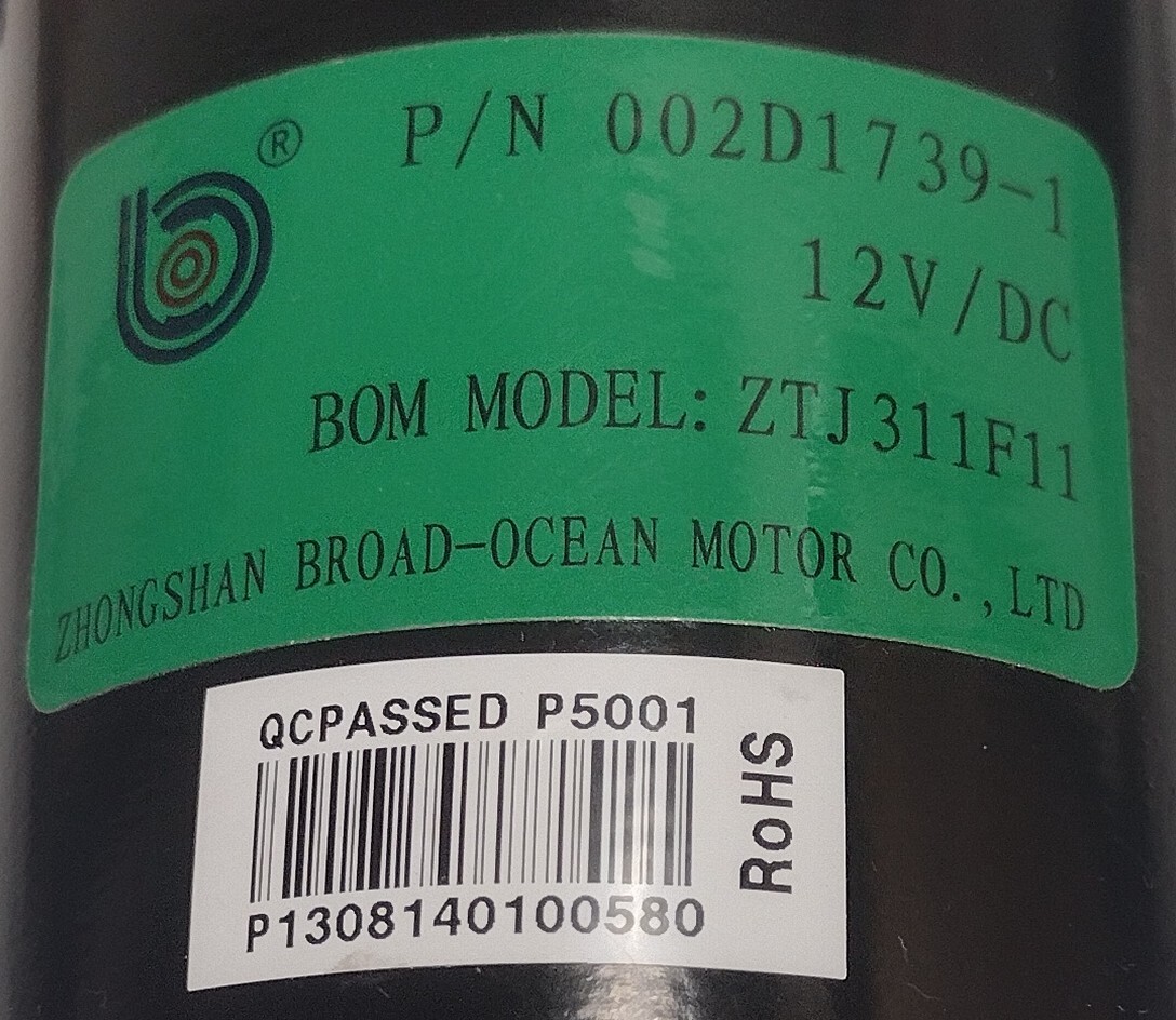 045DCT 8360 ZTJ311F11 002D1739-1 OEM Motor of LiftMaster garage door