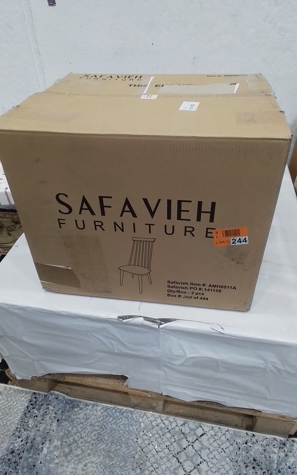 Safavieh BURRIS SIDE CHAIR, Reduced Price 2172748356 AMH8511A