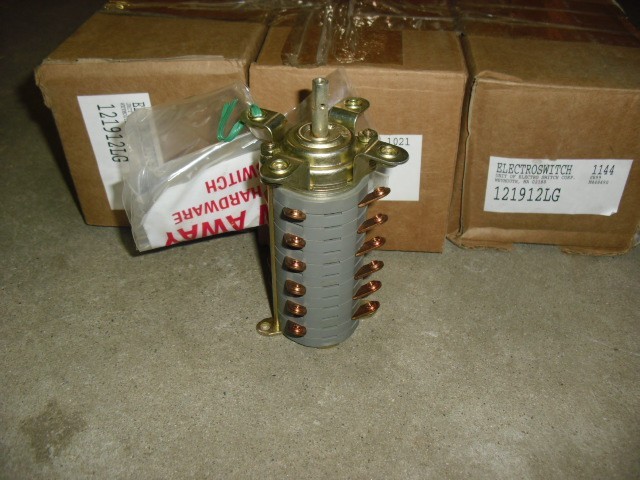 ELECTROSWITCH ROTARY SWITCH # 121912LG NSN: 5930-00-545-5604