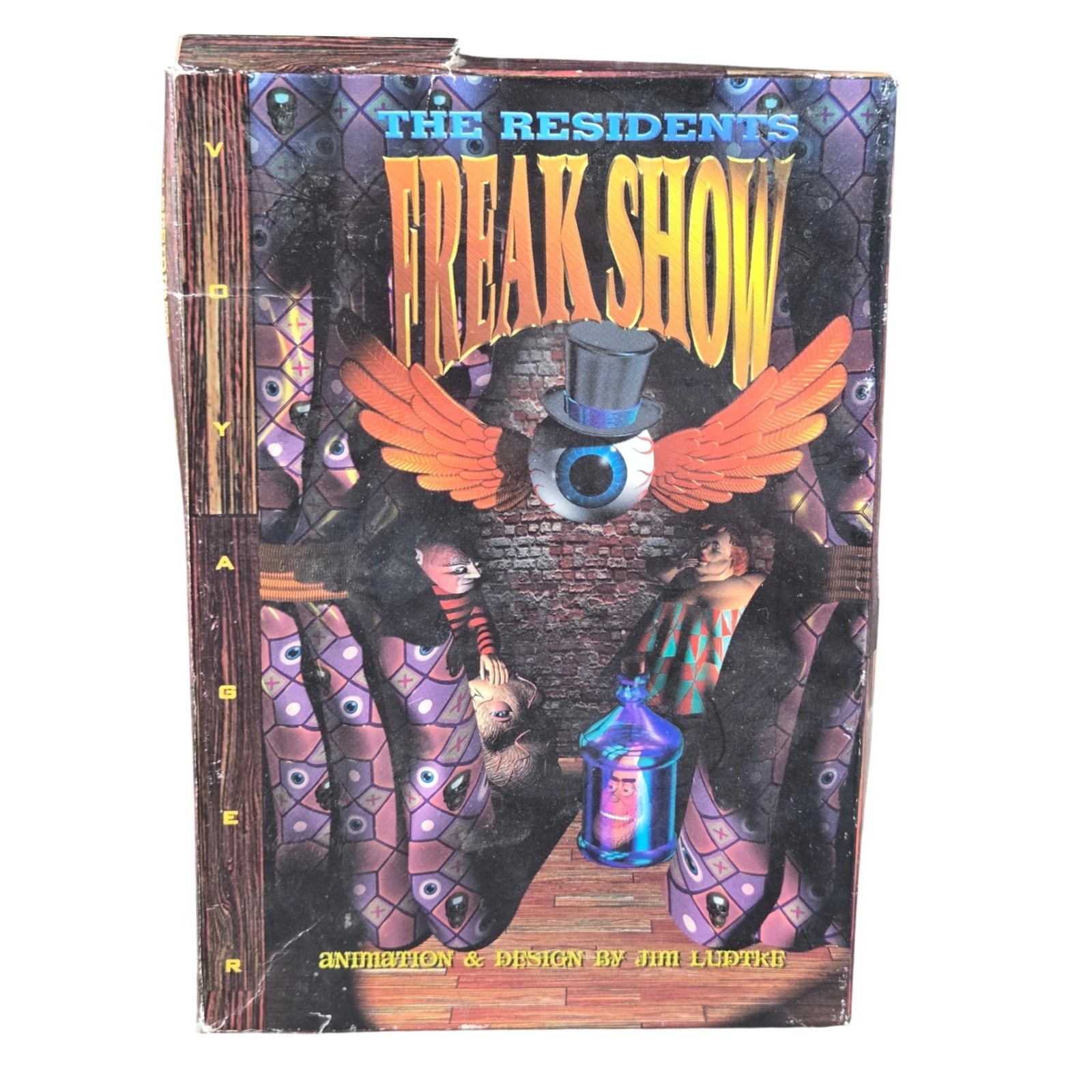 The Residents Freak Show Mac CD-ROM Vintage 1994 Big Box Software Tested