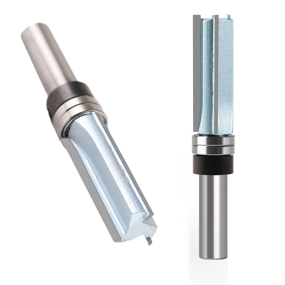 Easily Maneuverable Router Bit with Enclosed Bearing and Lubrication 12mm