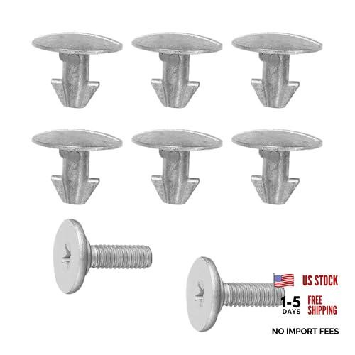 Car Engine Splash Shield Hardware Kit, Engine Lower Cover Pin Screw Bolt, 8PCS
