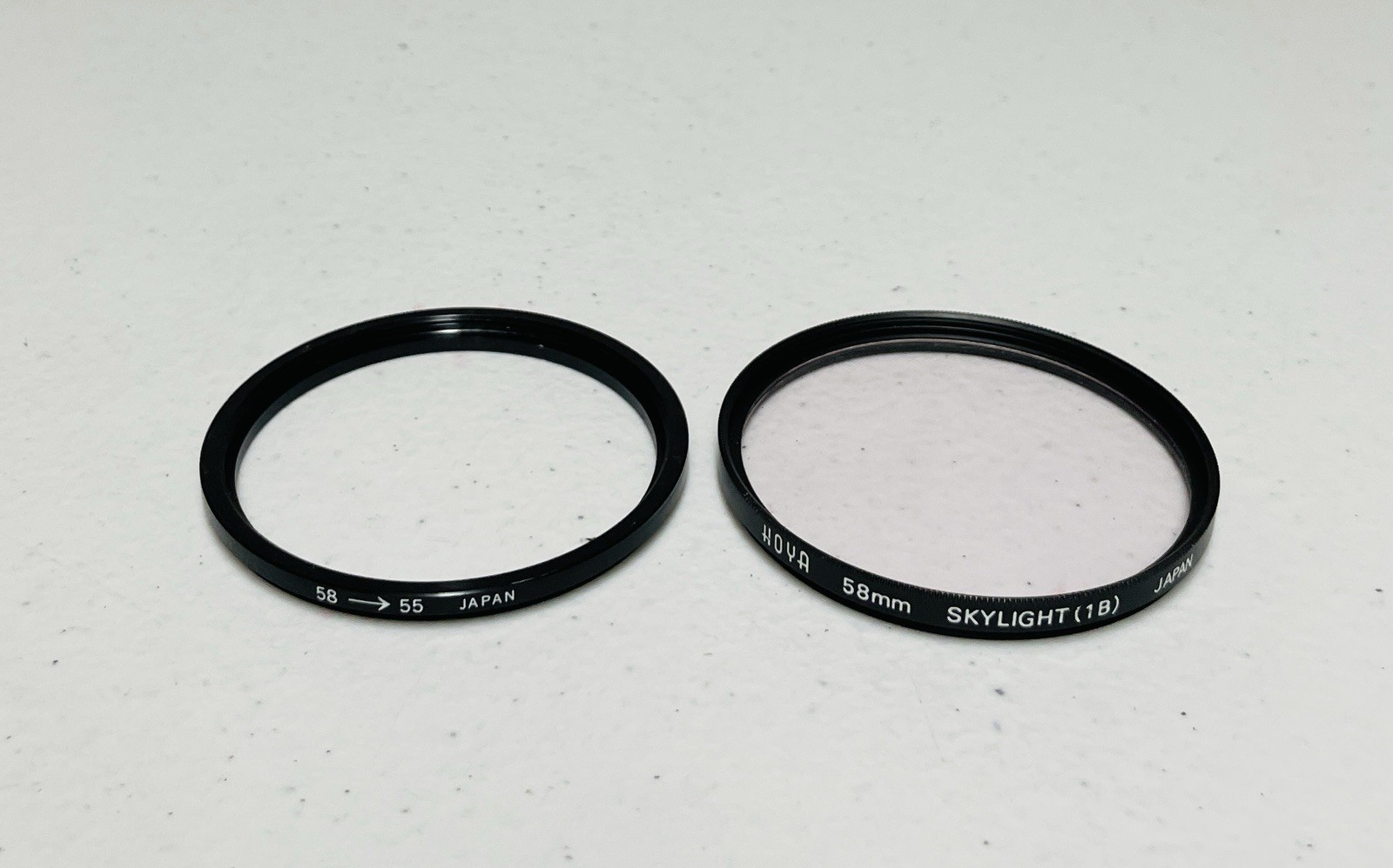 Hoya Skylight 1B Japan 58mm Filter With 58 55 Adapter
