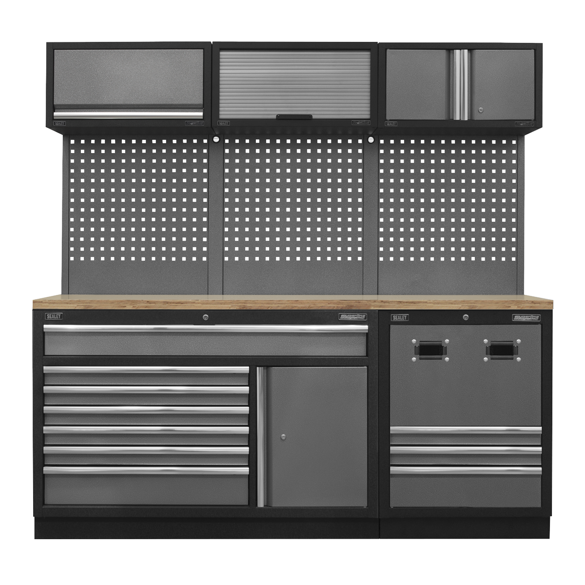 Sealey APMSSTACK14W Modular Storage System Combo Pressed Wood Worktop