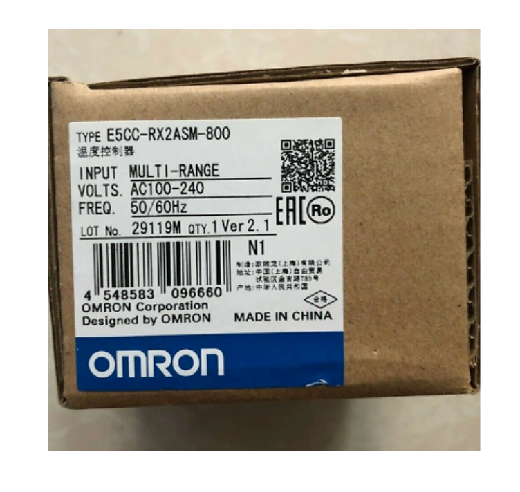 NEW Omron Temperature Controller E5CC-RX2ASM-800 100-240 VAC E5CCRX2ASM800