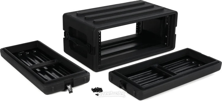 SKB rSeries Shallow Rack Roto-molded Case - 4U