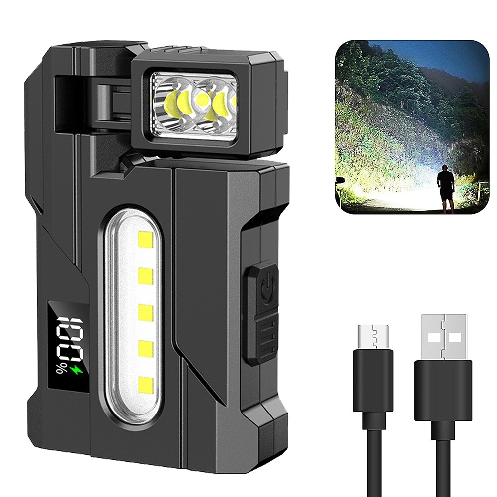 COB LED Work Light Car Mechanic USB Rechargeable Flashlight Torch Lamp Magnetic