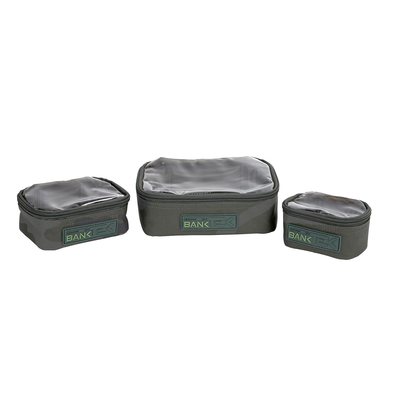 NEW 2026 Sonik Bank-Tek Pouch Set - Set of 3 Tackle/Accessory Pouches - (FC0101)