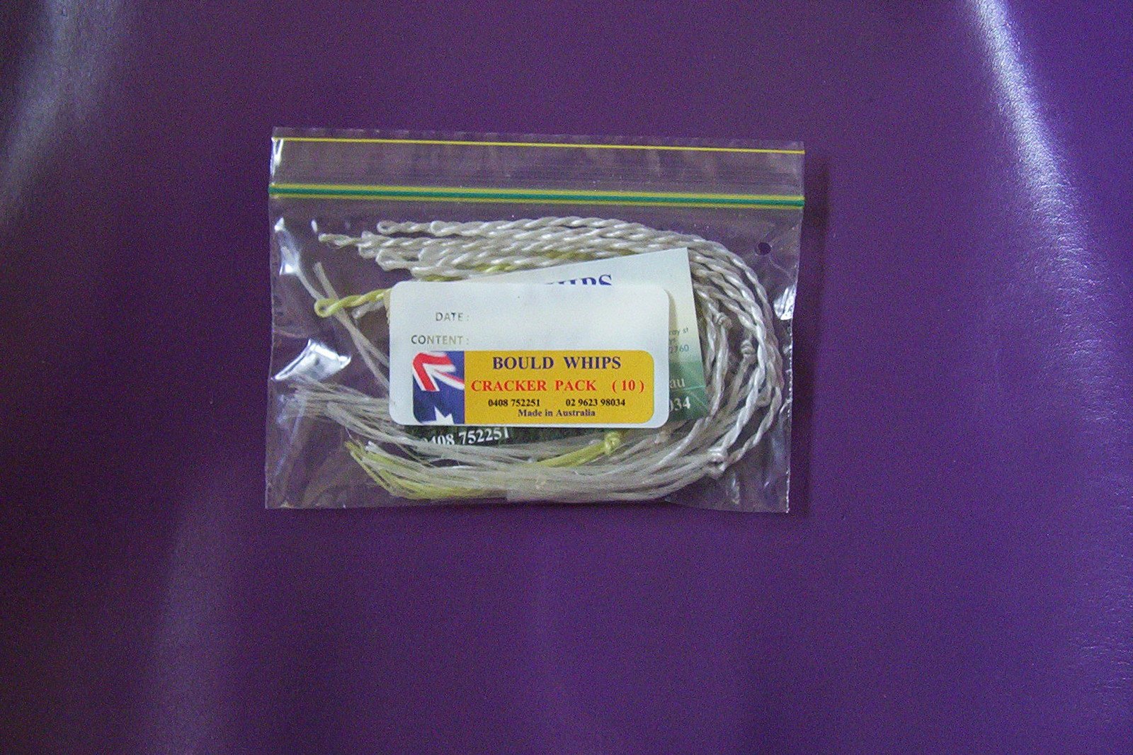 Stock Whip / Bull whip crackers 10 pack