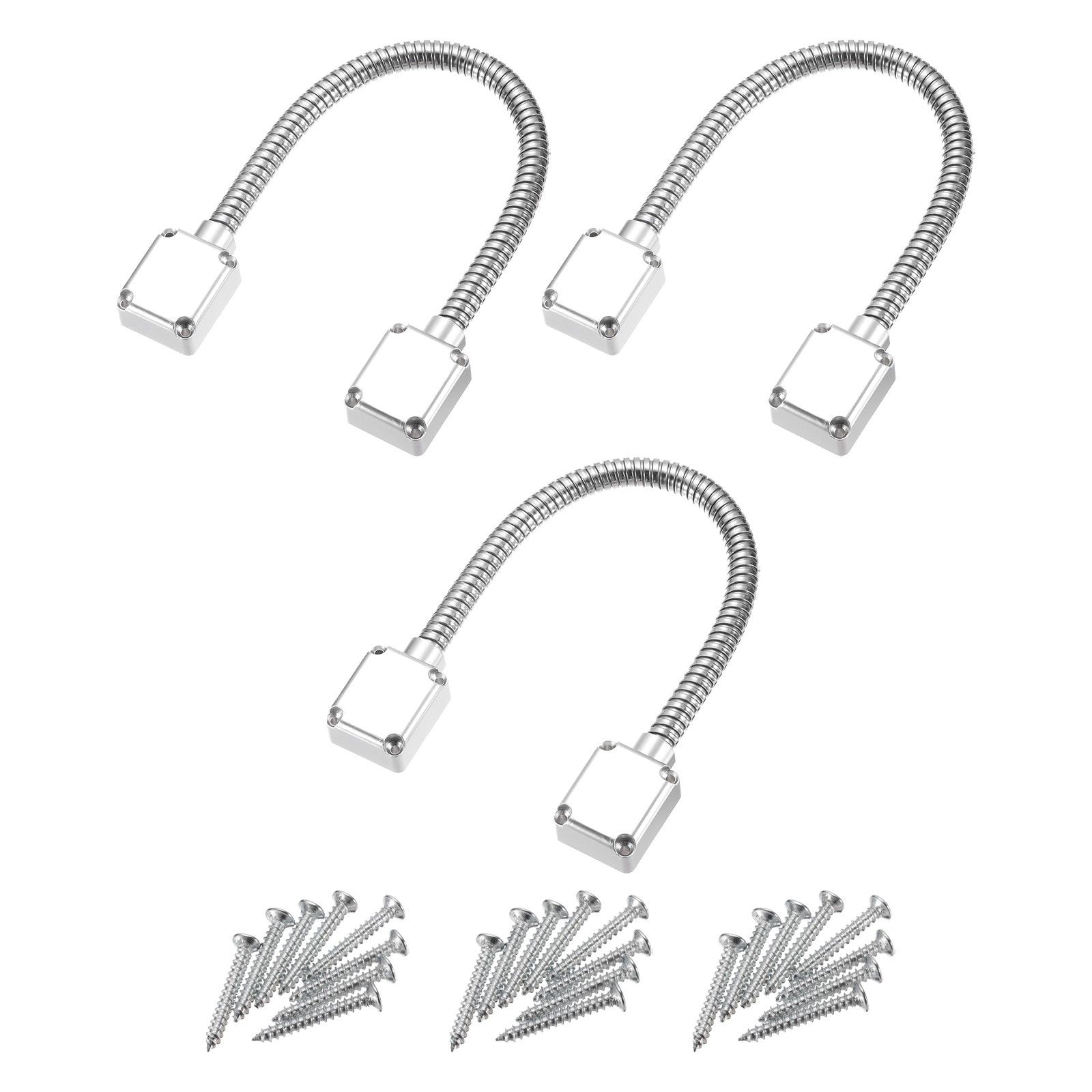 3 Pcs Flexible Door Wire Protection Sleeving Conduit with Ends 400mm x 9.5mm