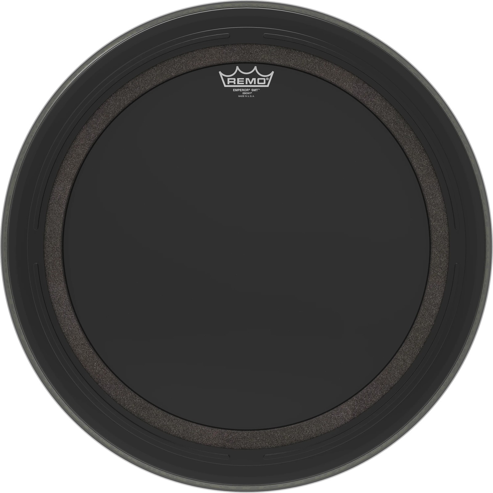 Remo 22" Ebony Emperor SMT