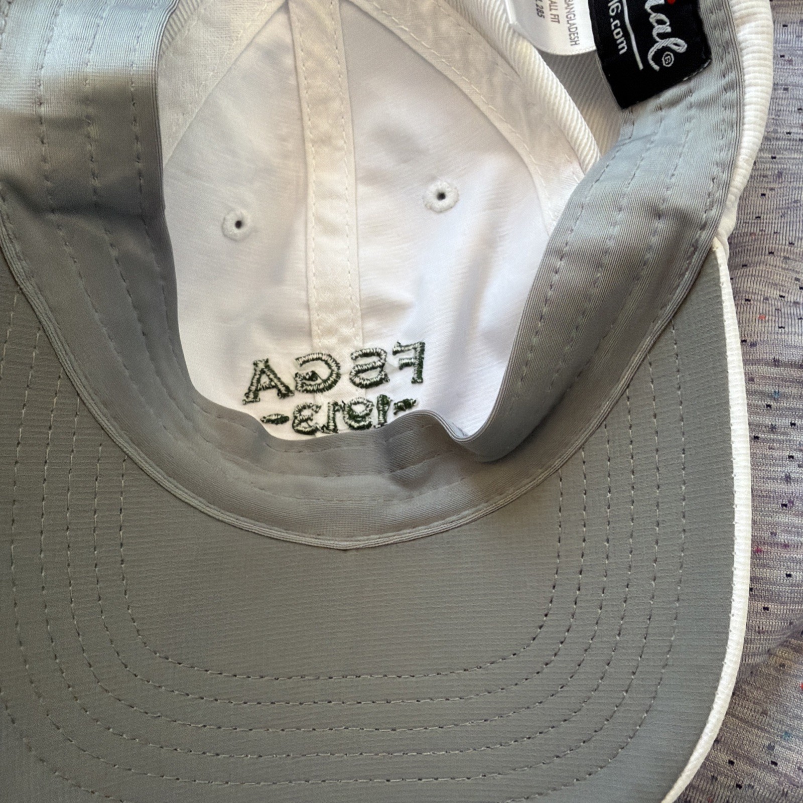 Florida State Golf Association 1913 Hat Cap White Strapback Golf Logo Stretch