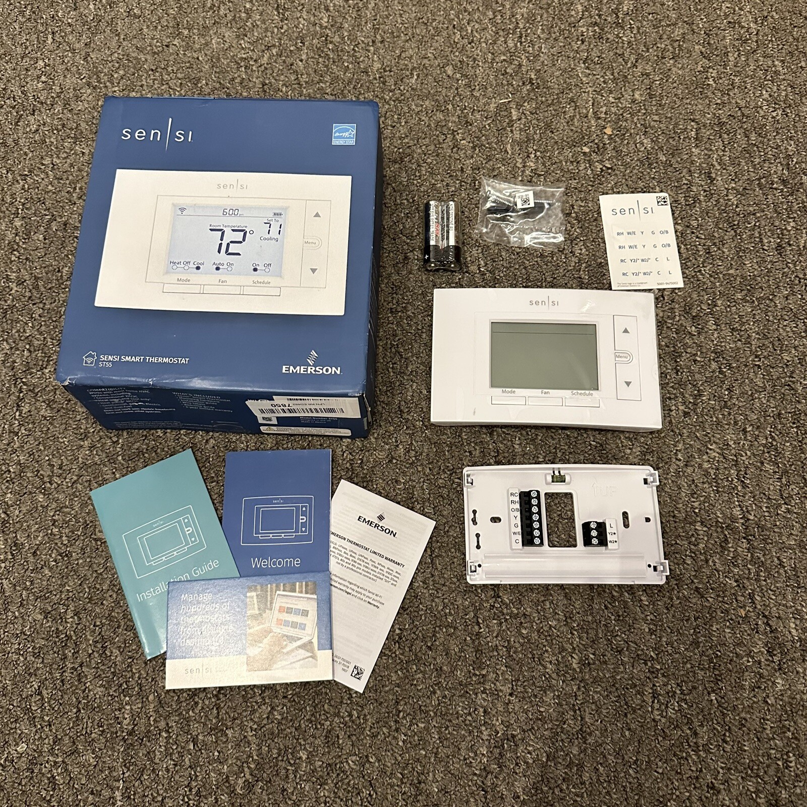Emerson Sensi ST55 Wi-Fi Smart Thermostat for Smart Home