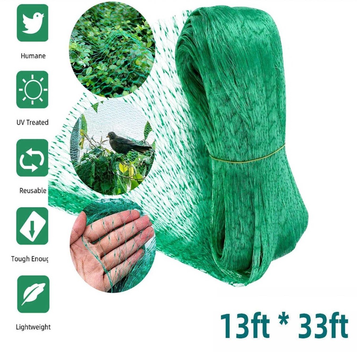 33FT Anti Bird Net Home Kitchen Durable Multipurpose