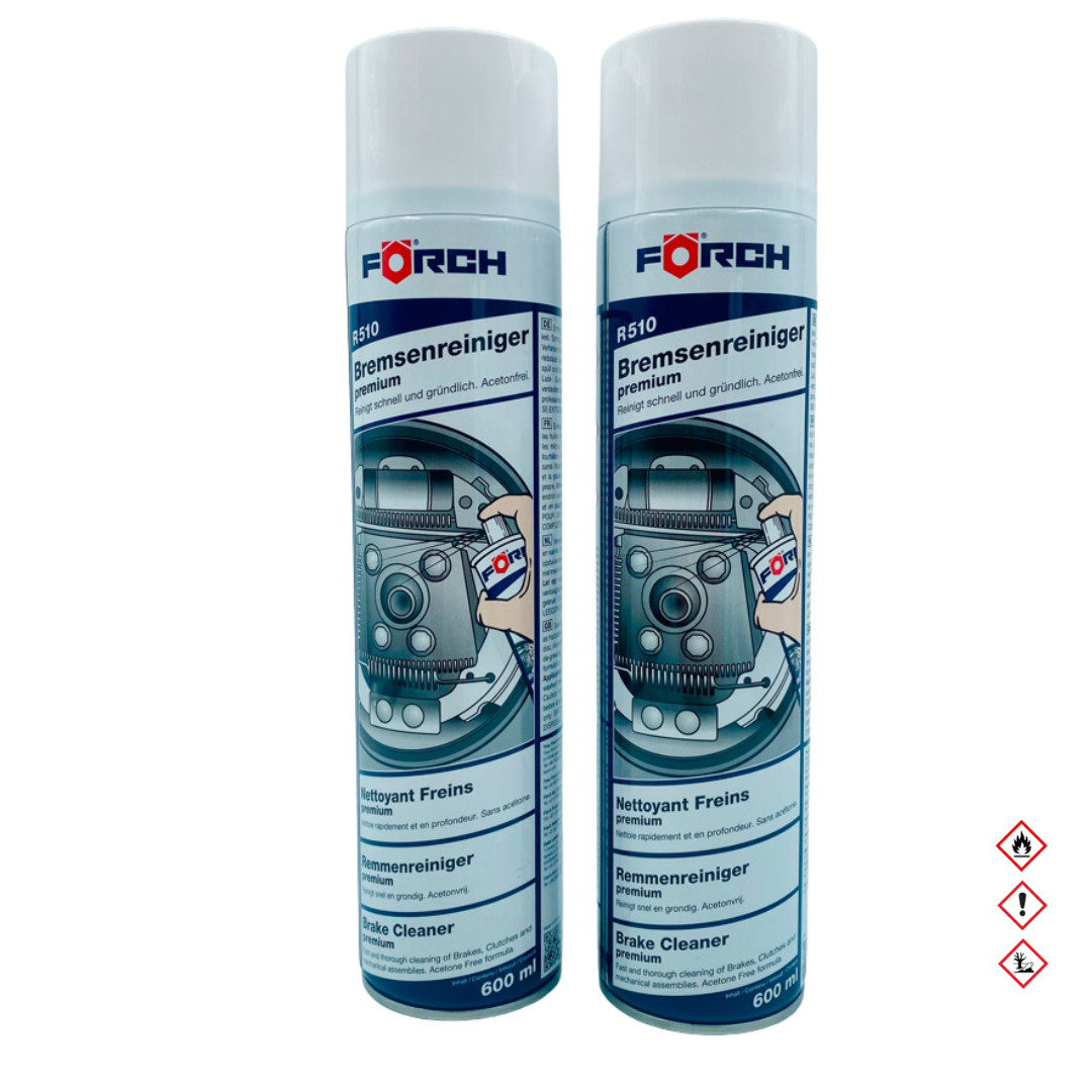 2x Förch Bremsenreiniger Premium Teilereiniger 600ml Montagereiniger R510