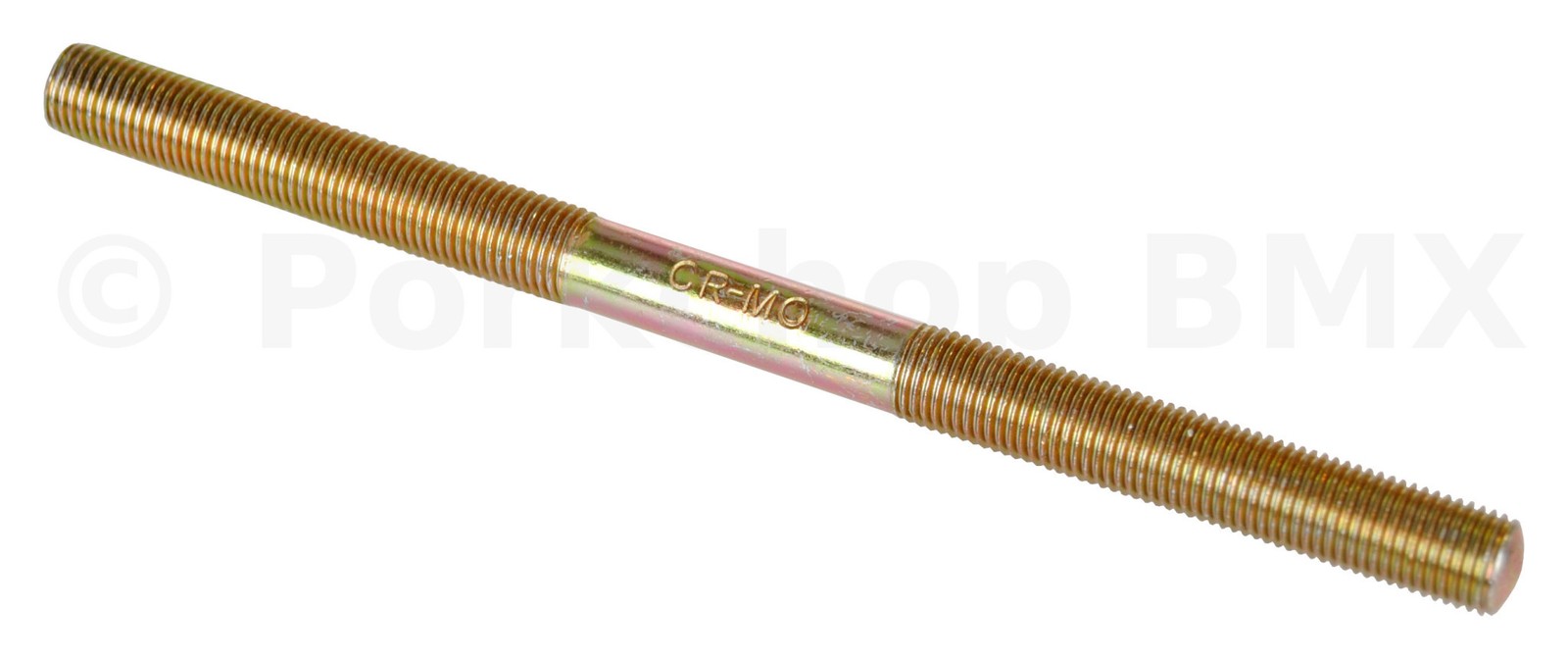 REAR Bicycle BMX CR-MO chromoly hub axle - 3/8" X 24T X 150mm (EACH) YELLOW ZINC