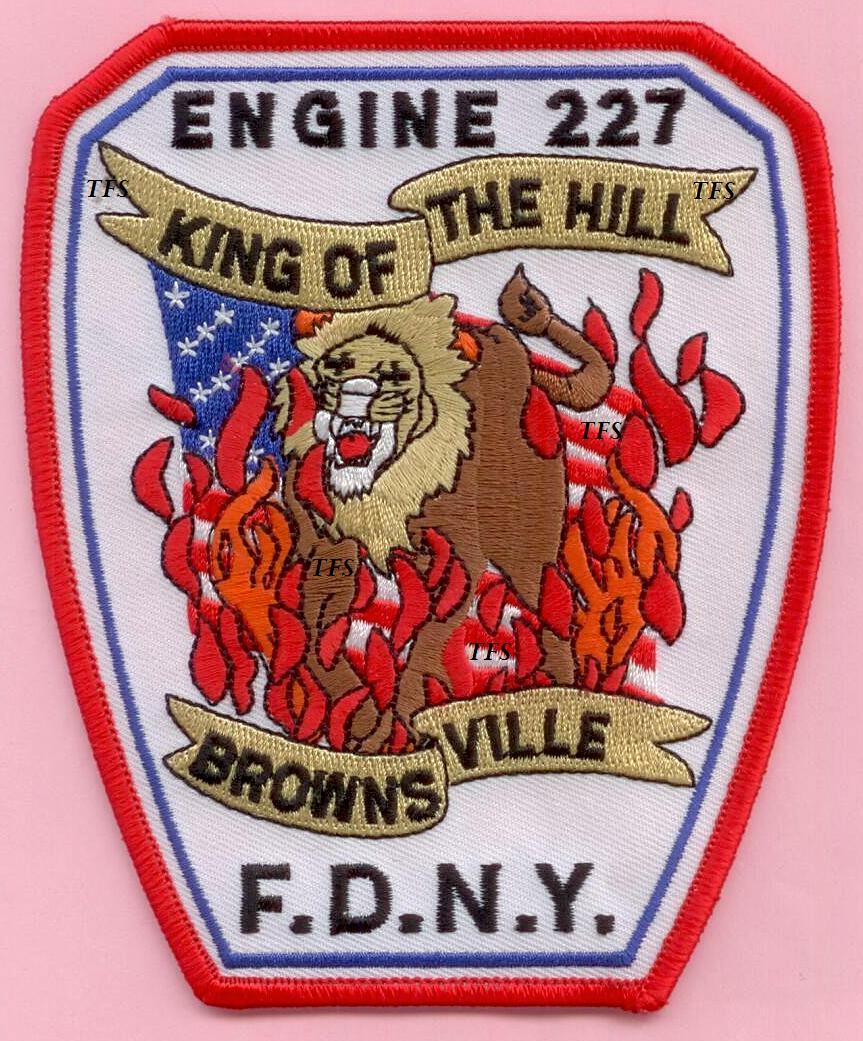 New York City Fire Dept Engine 227 Patch Brownsville