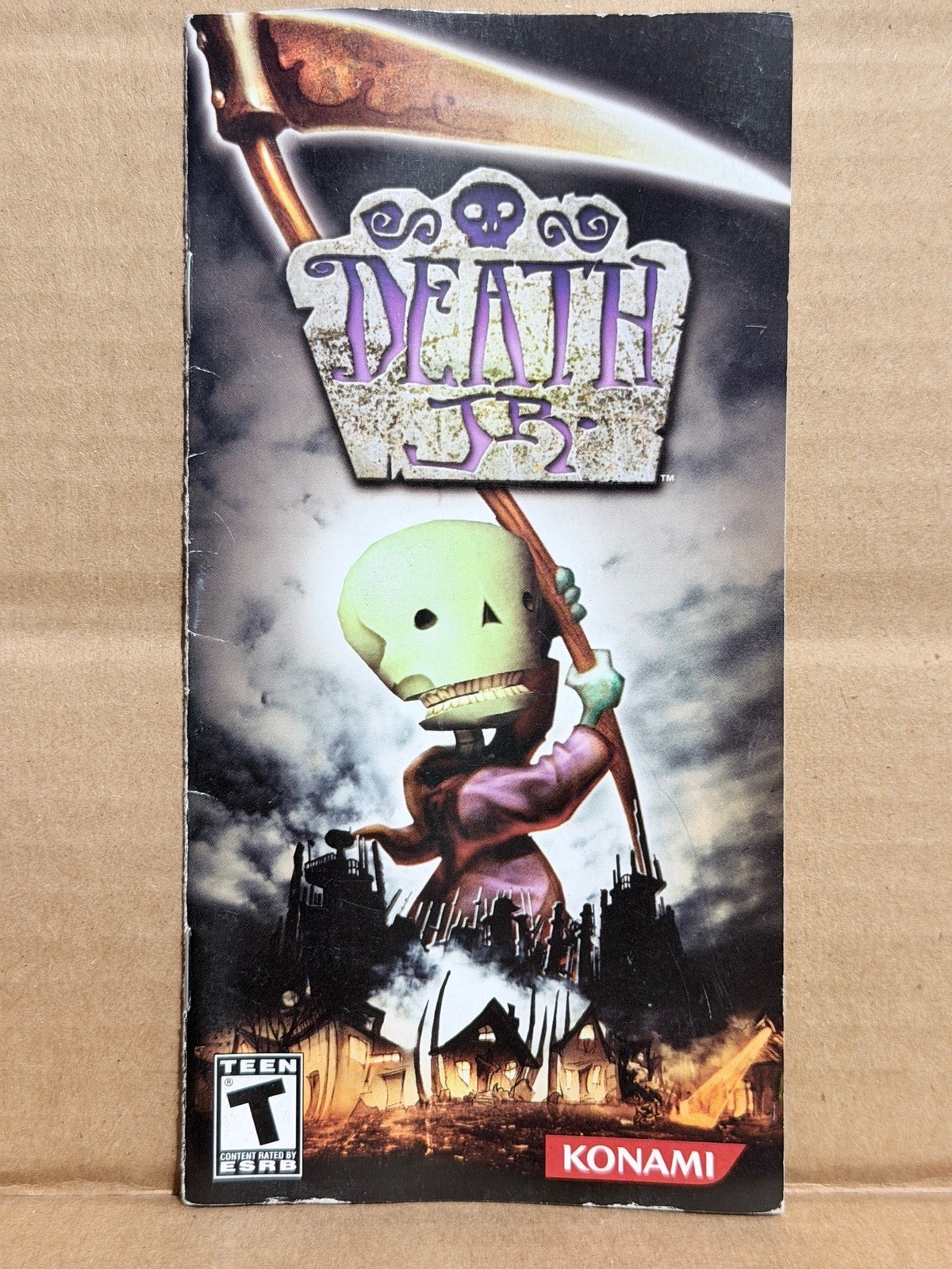 Death Jr Sony PSP  Game Manual Booklet Only No Game