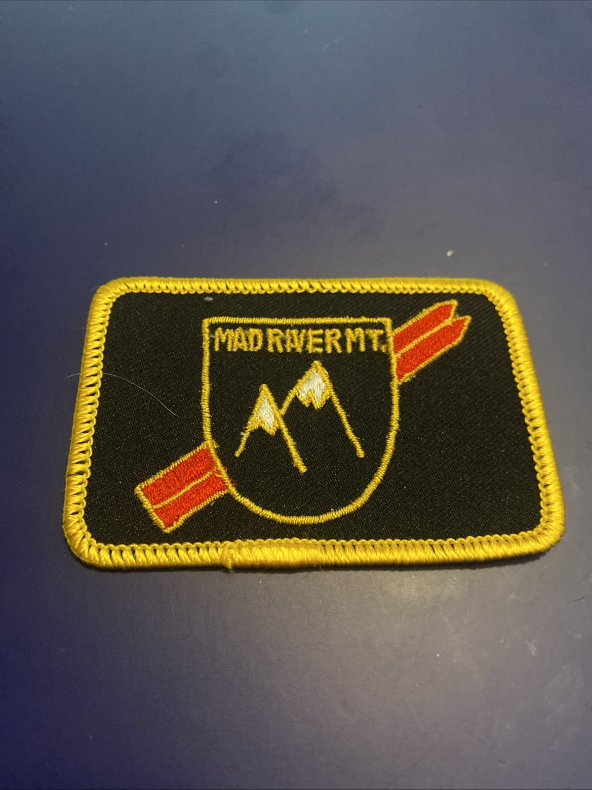 VTG MAD RIVER MOUNTAIN Ski Resort Ohio Iron On Patch