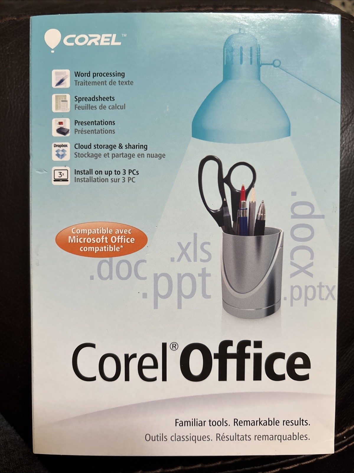 Corel Office CO5ENMBC Write Calculate Show WinZip 3 PCs Windows