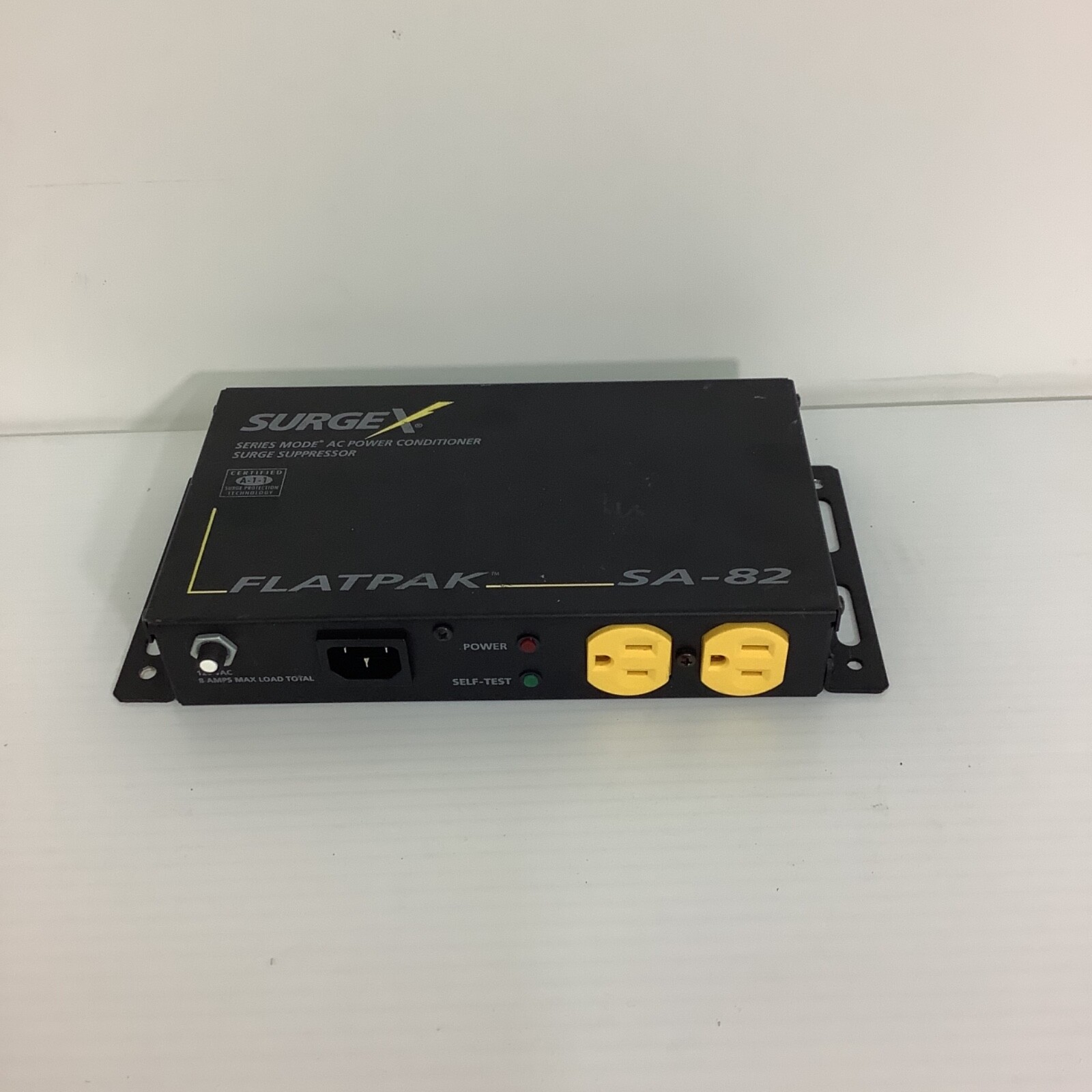 SurgeX FLATPAK Series Mode SA-82 120V 8A AC Power Conditioner Surge Protector