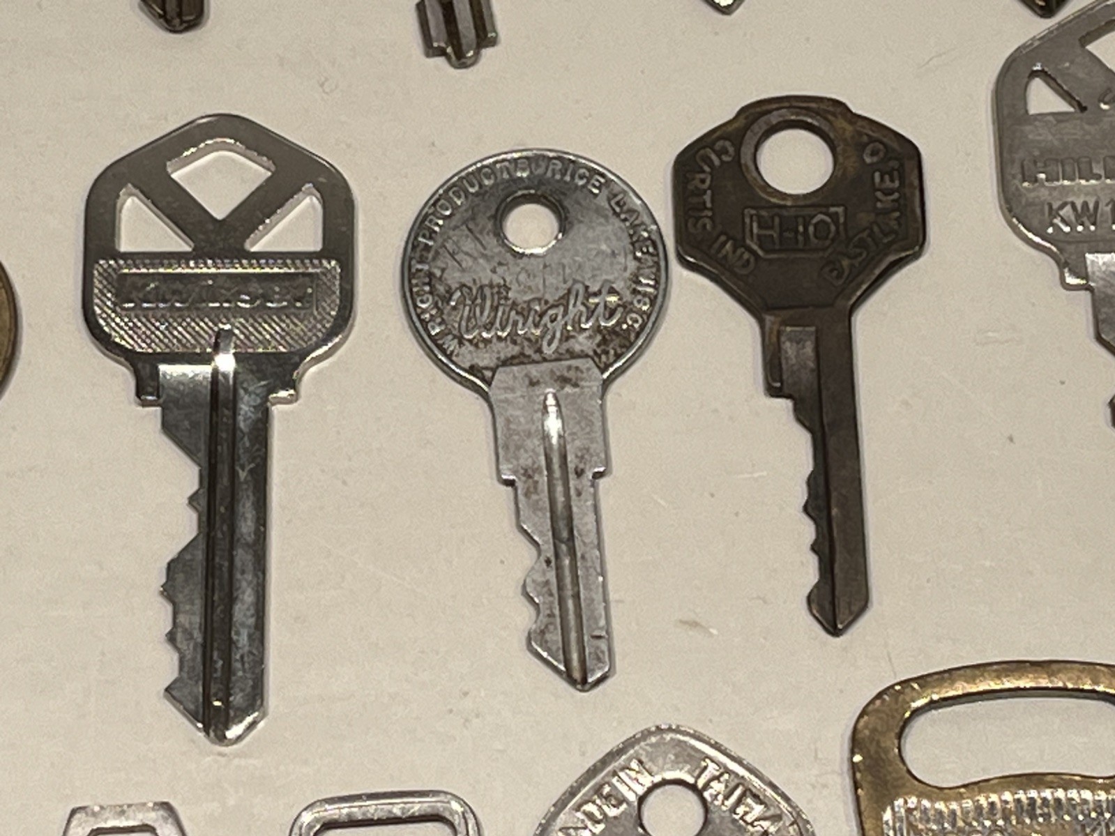 20 Key Collection Metal All marked & different YAMAHA, WRIGHT, HUDSON & More