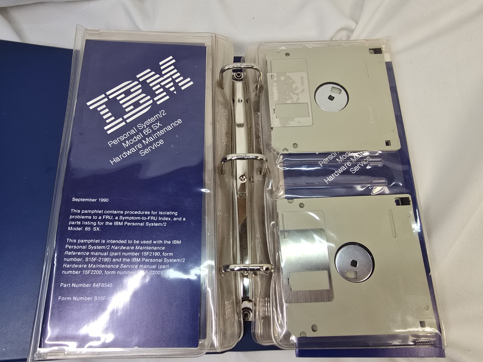 Vintage IBM PS/2 Hardware Maintenance Service Technical Reference Kit 12 Disks