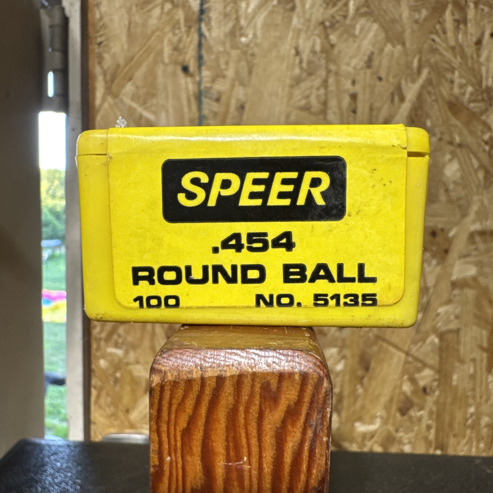 Speer Round Balls .45cal Lead Round Ball 100 Count  .454 dia