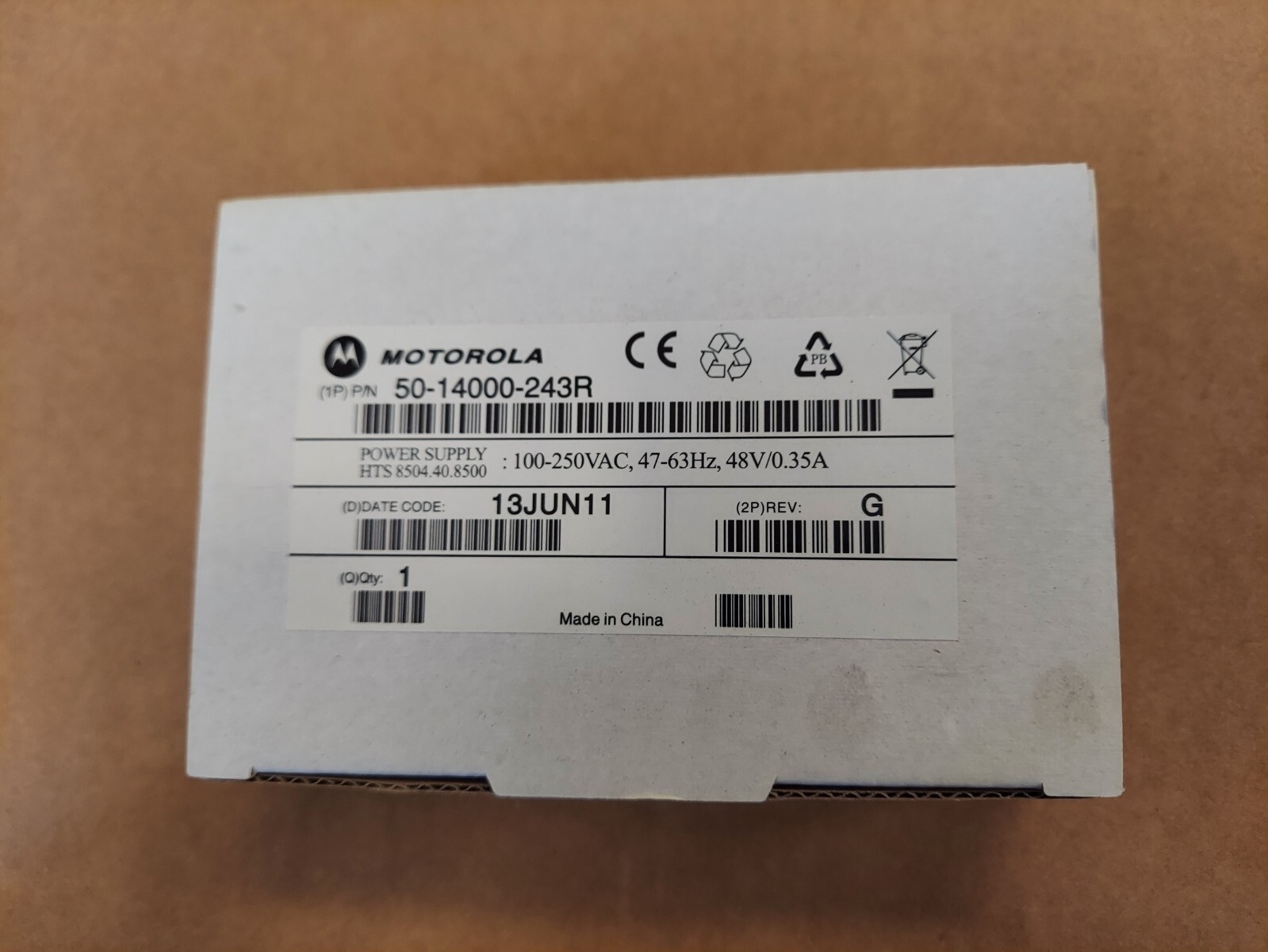 Lot of 10x 50-14000-243R New Motorola  48V.35A 2 pin AP Power Supply