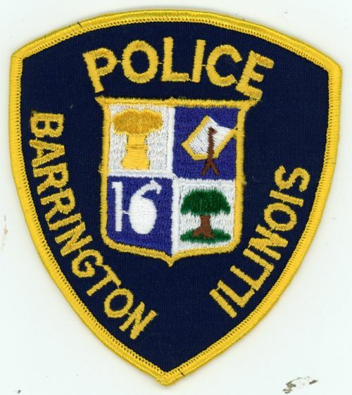 ILLINOIS IL BARRINGTON POLICE NICE SHOULDER PATCH SHERIFF