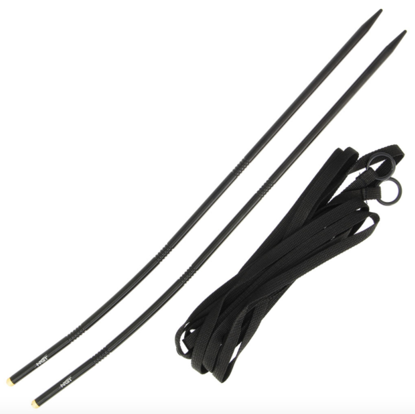 Distance Marker Measuring Sticks with Orange Tips 12ft String and Storage Case