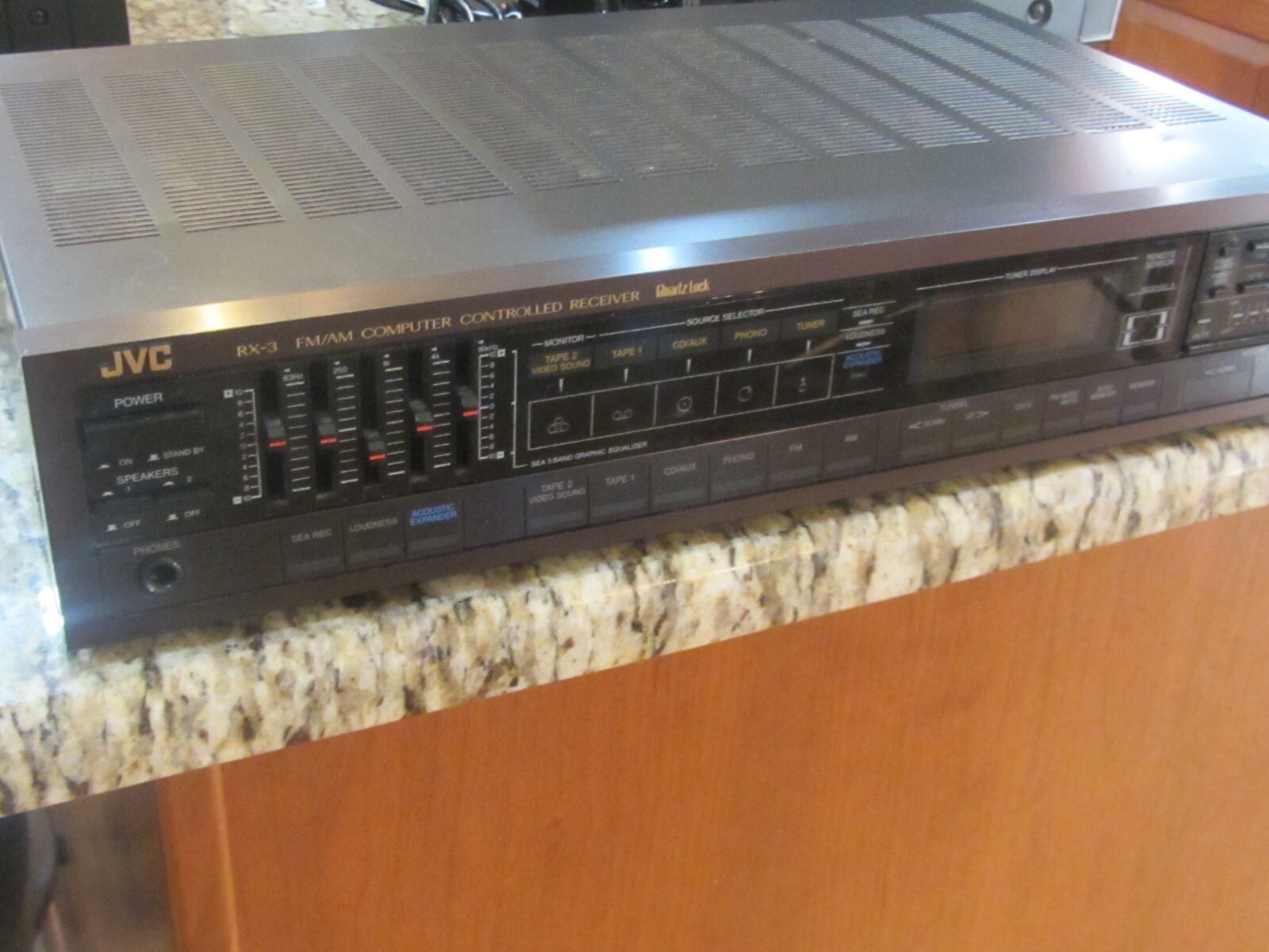 Vintage JVC RX-III FM/AM Digital Synthesizer Receiver RX-3-For Parts Or Repair!