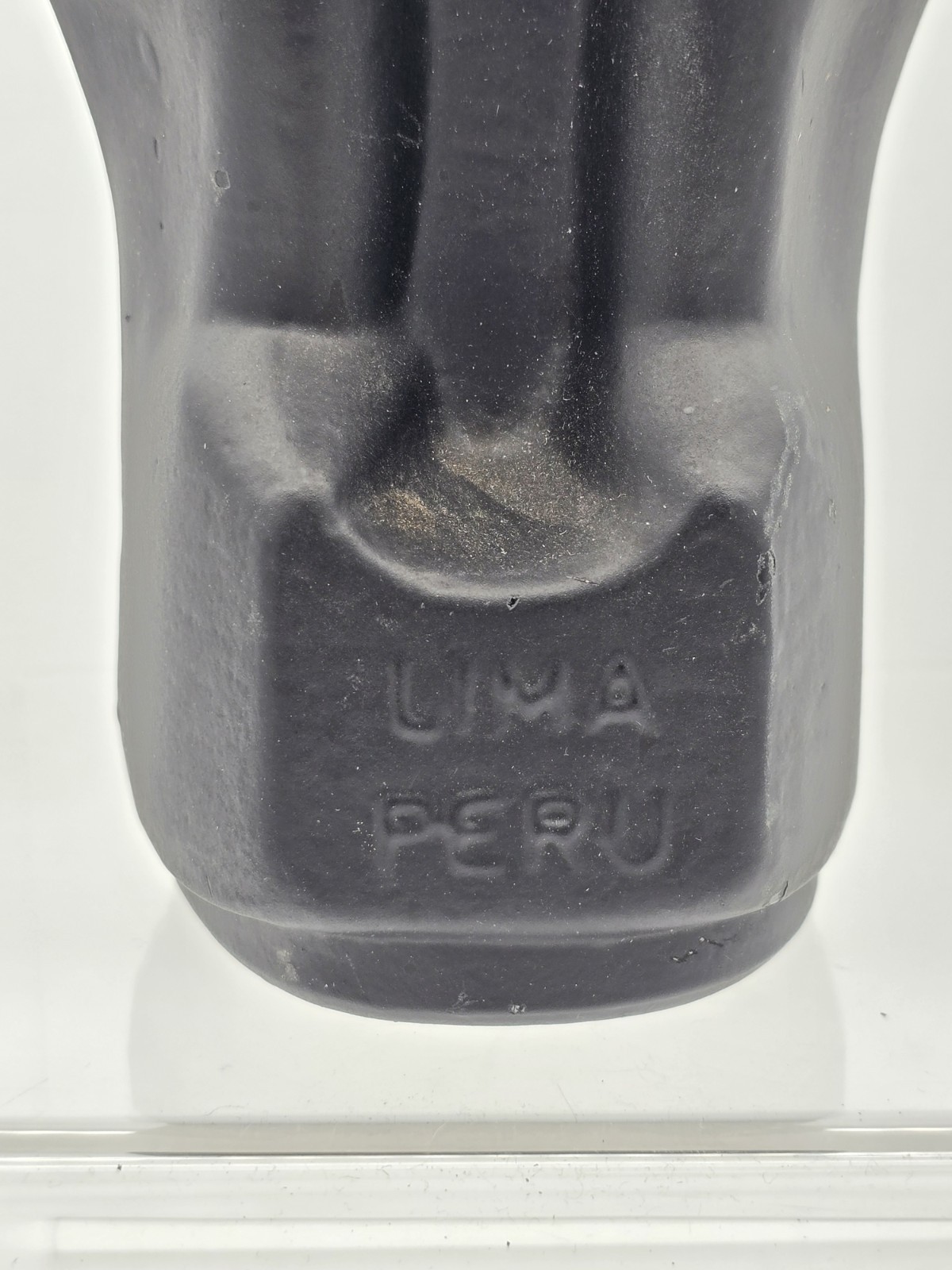 Vintage 1970s Ranuzzi Black Bottle - Lima Peru
