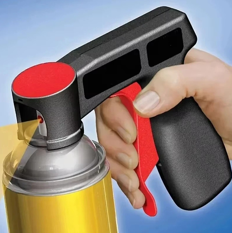 1 pc Portable Reusable Spray Paint Handle Universal Handheld Spray Gun