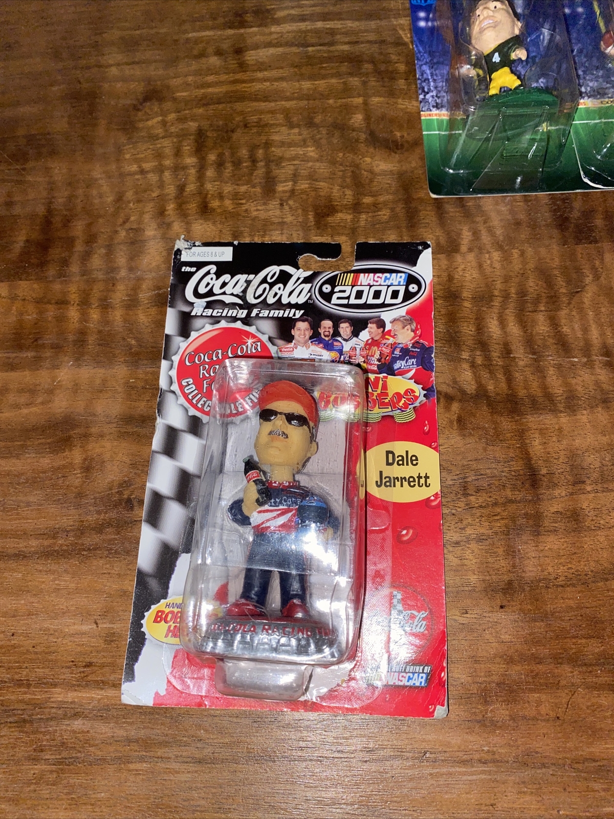 NASCAR 2000 Dale Jarret Hand Painted Bobble-Head Coca-Cola Racing Family Vintage