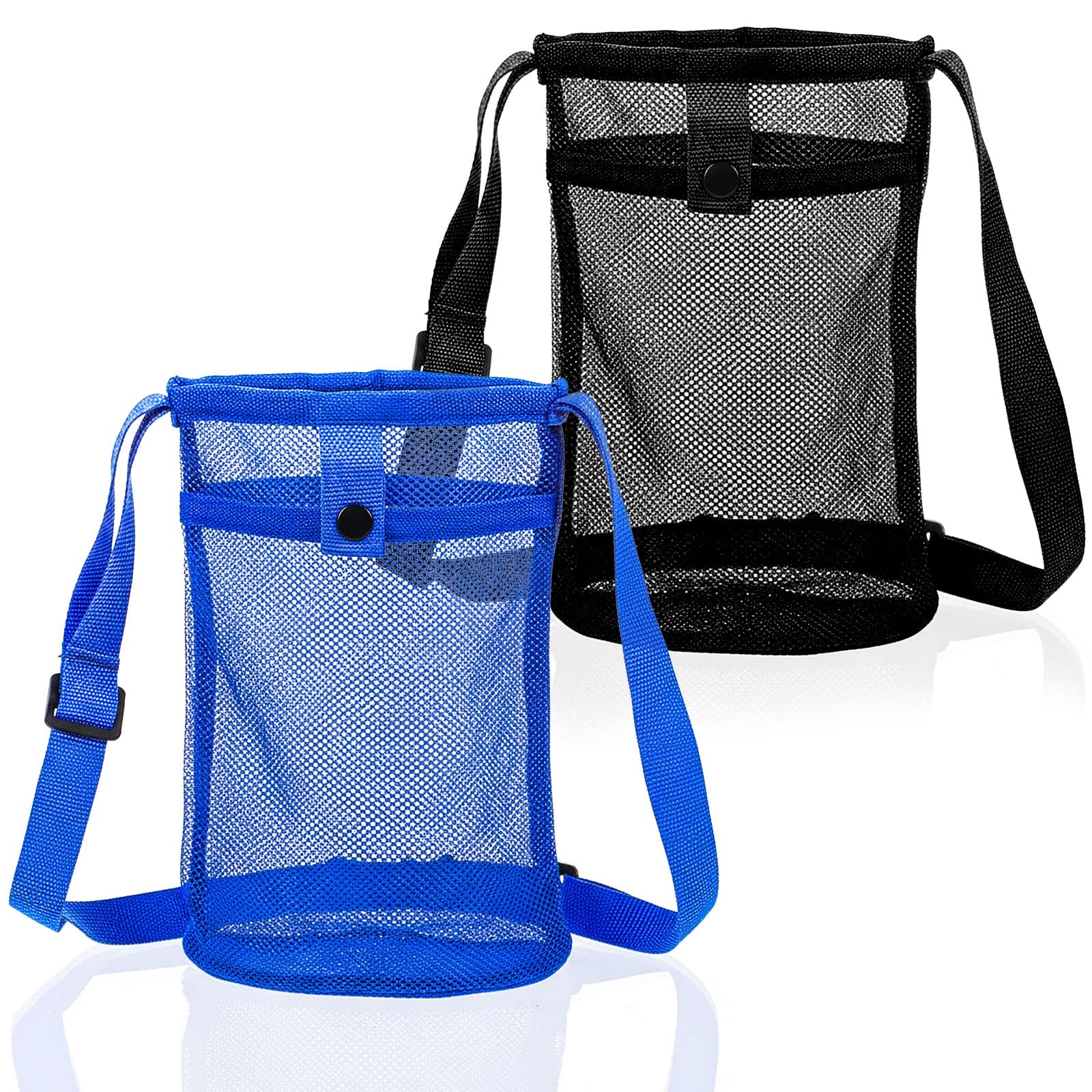 2 PCS Adjustable Nylon Water Bottle Carrier Strap for Hiking Walking