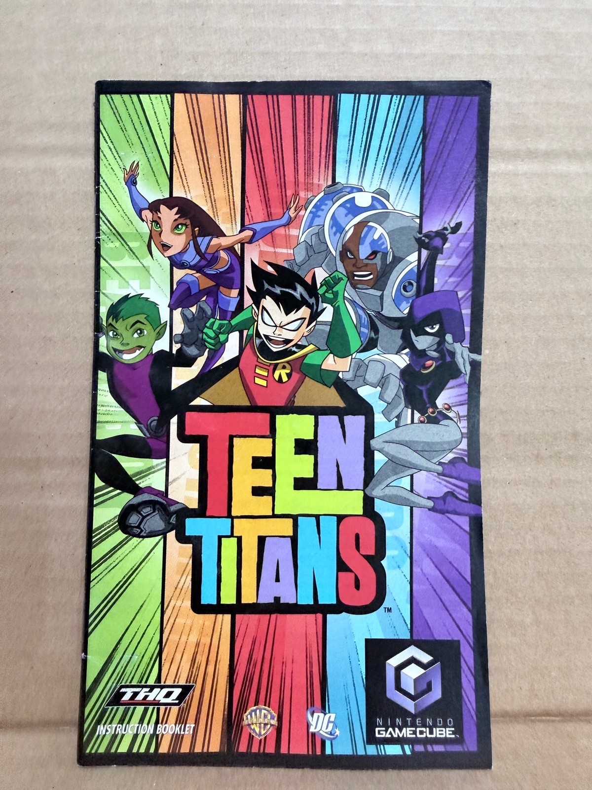 Teen Titans Nintendo GameCube  Game Manual Booklet Only No Game