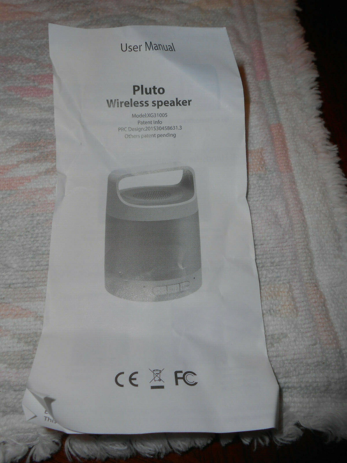 Pluto Portable Bluetooth Speaker-Red