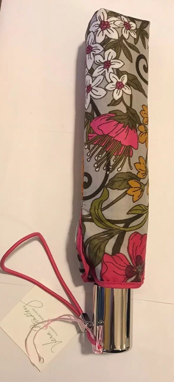 Vera Bradley New Tea Garden Automatic Open & Close Full Size Umbrella