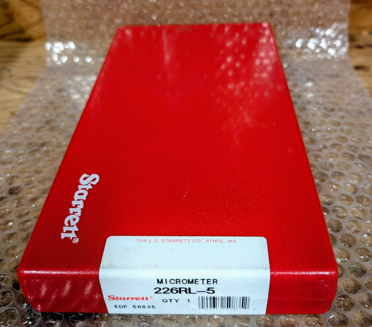 Starrett 226RL-5 Micrometer 4-5” Made In USA  **NEW SEALED BOX**