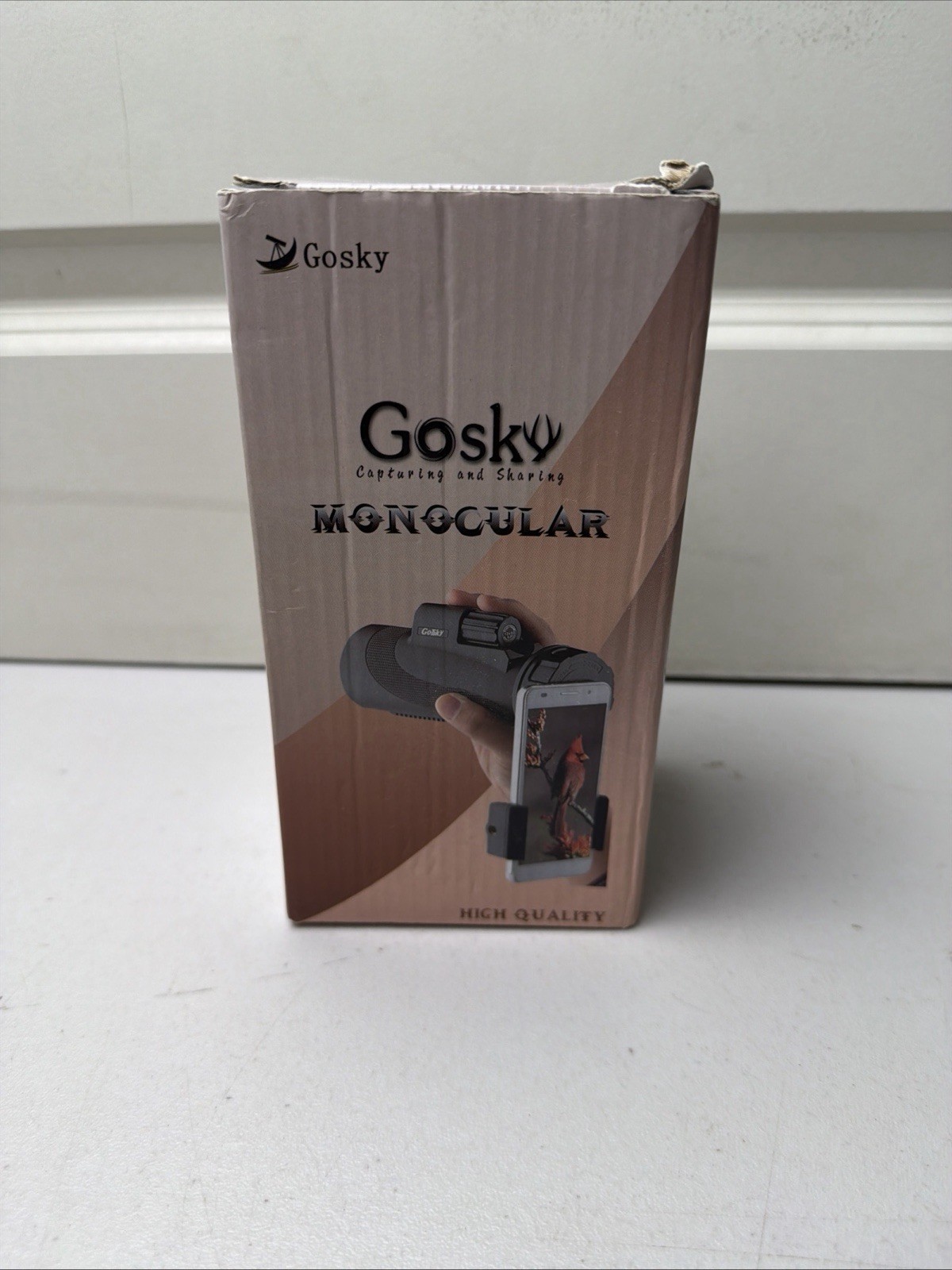 Gosky Monocular Telescope Series 12x50 BAK4 Prism w/Smartphone Holder Waterproof