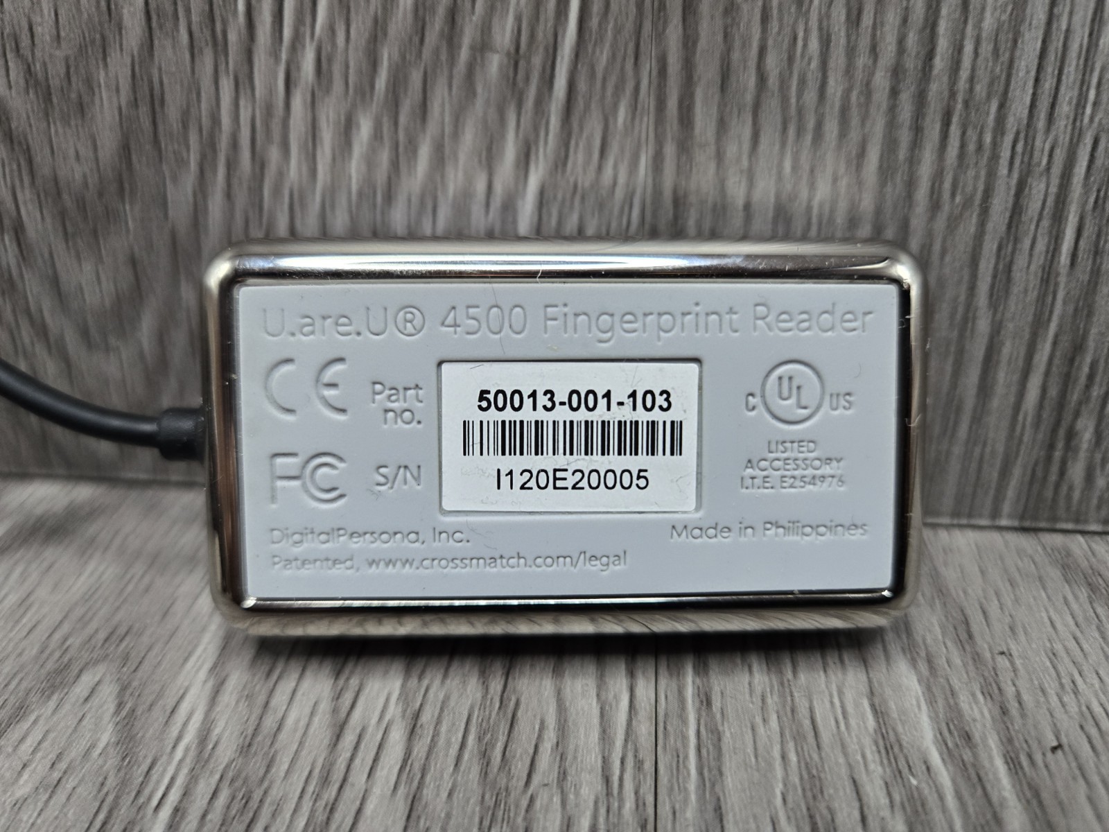 Digital Persona 4500 Fingerprint Reader USB Biometric Scanner