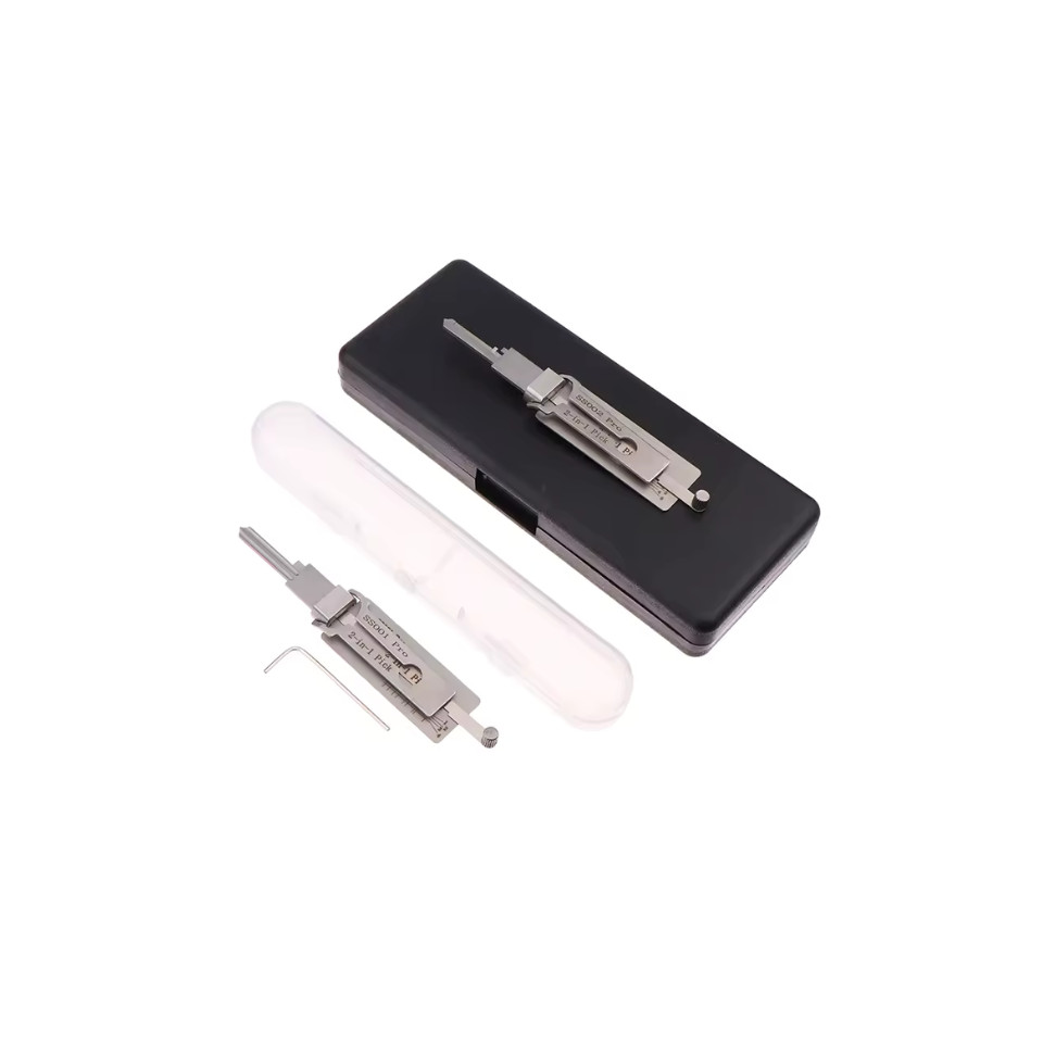 2-in-1 Stainless Steel Key Decoder Set SS001 + SS002 PRO