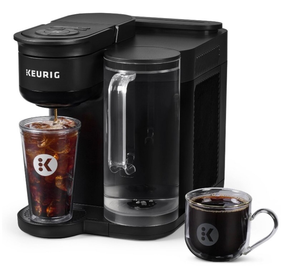 Keurig K Brew Chill Coffee Maker New Edition Gloss Black