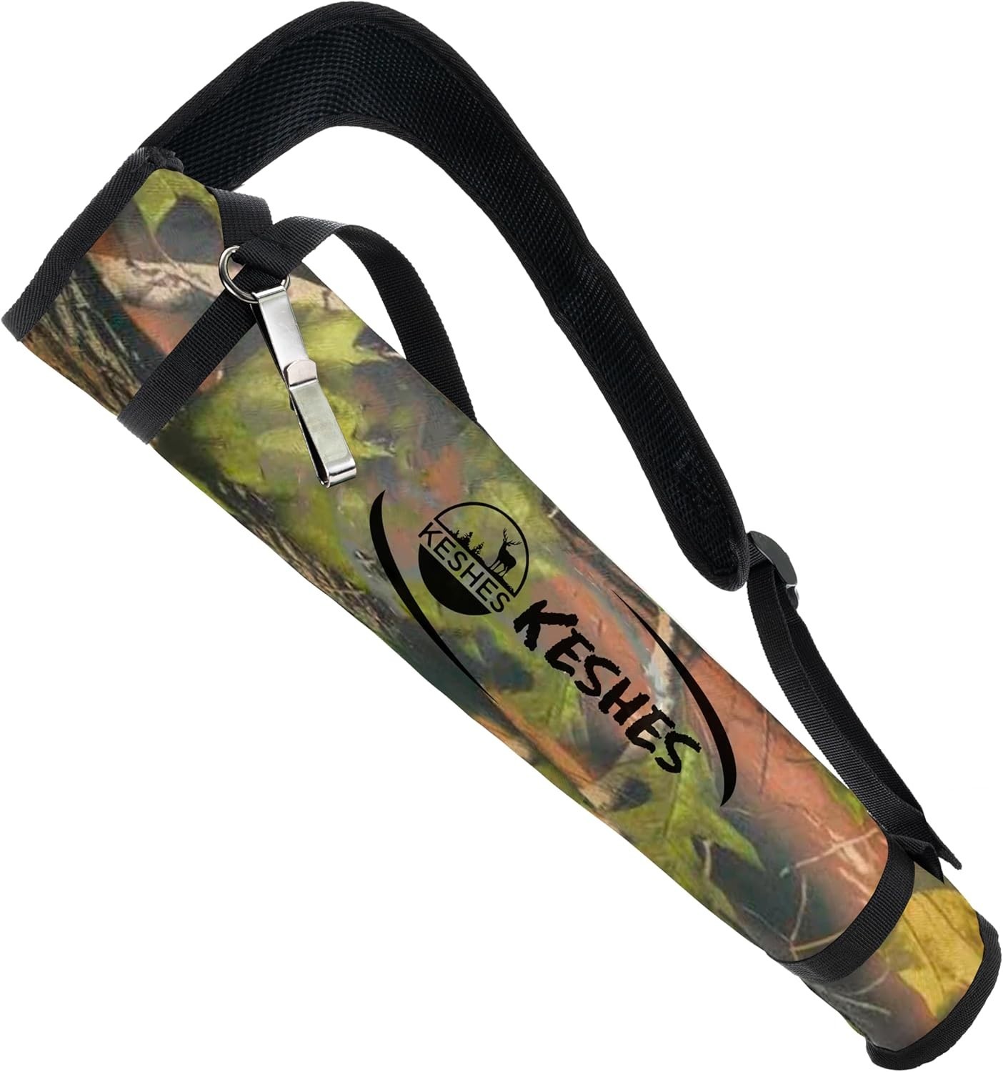 Adjustable Archery Arrow Quiver Holder - Camo Shoulder Strap