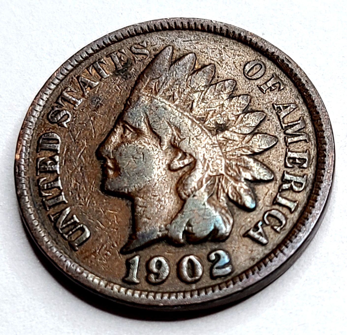 ⭐ 1902 Indian Head Cent Penny Coin ⭐ BEAUTIFUL 120 YEARS OLD COIN! ⭐ 💖